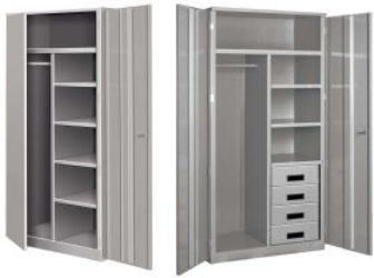 Deluxe Metal Wardrobe Cabinet