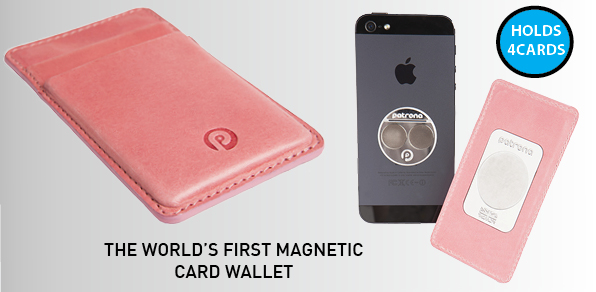 The world's first magnetic card wallet