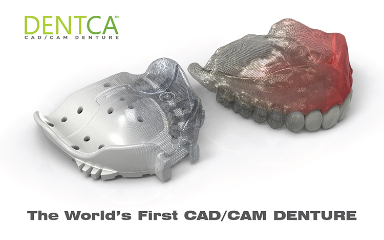 DENTCA's 3D System Models Dentures with 100% Accuracy