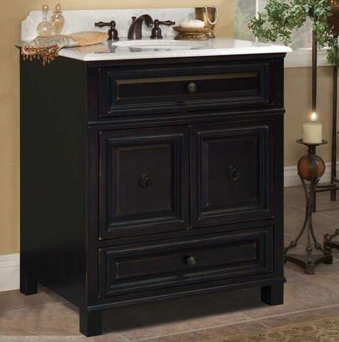 SunnyWood BH3021D - 30" Wood Bathroom Vanity Cabinet from the Barton Hill Collection