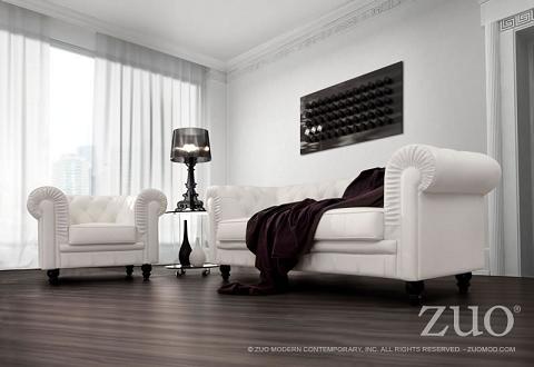 Zuo Modern Aristocrat Sofa White 900111