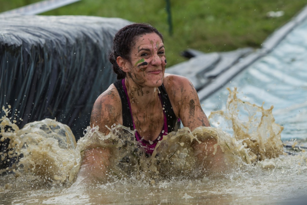 Wash down time at mud runner