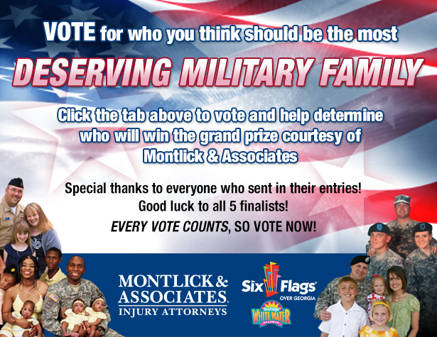 Vote for the 2013 Montlick & Associates "Most Deserving Military Family"