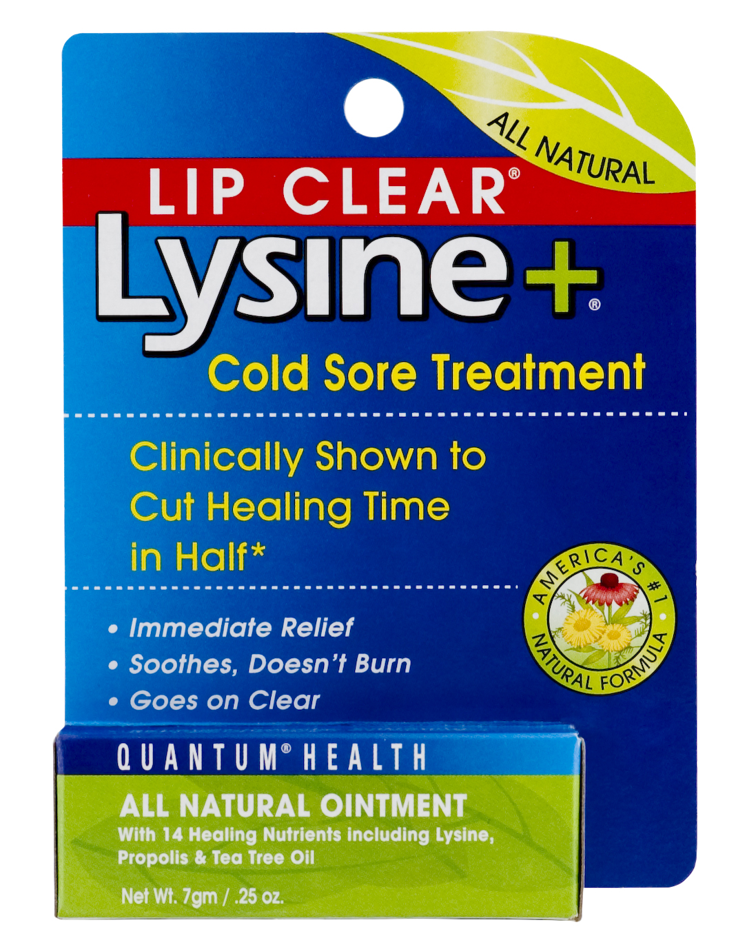 Lip Clear Lysine+ Cold Sore Ointment