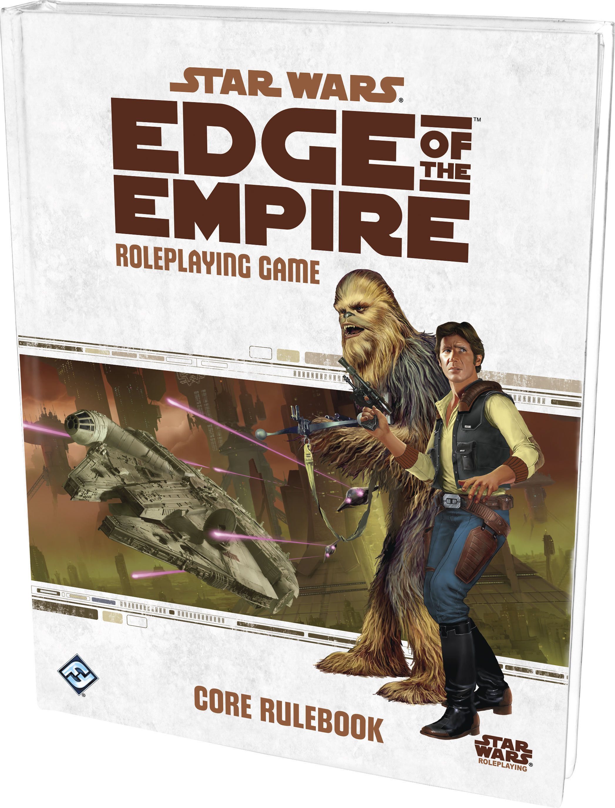 The Edge of the Empire Core Rulebook enables players to create complex characters and their own action-packed Star Wars adventure.