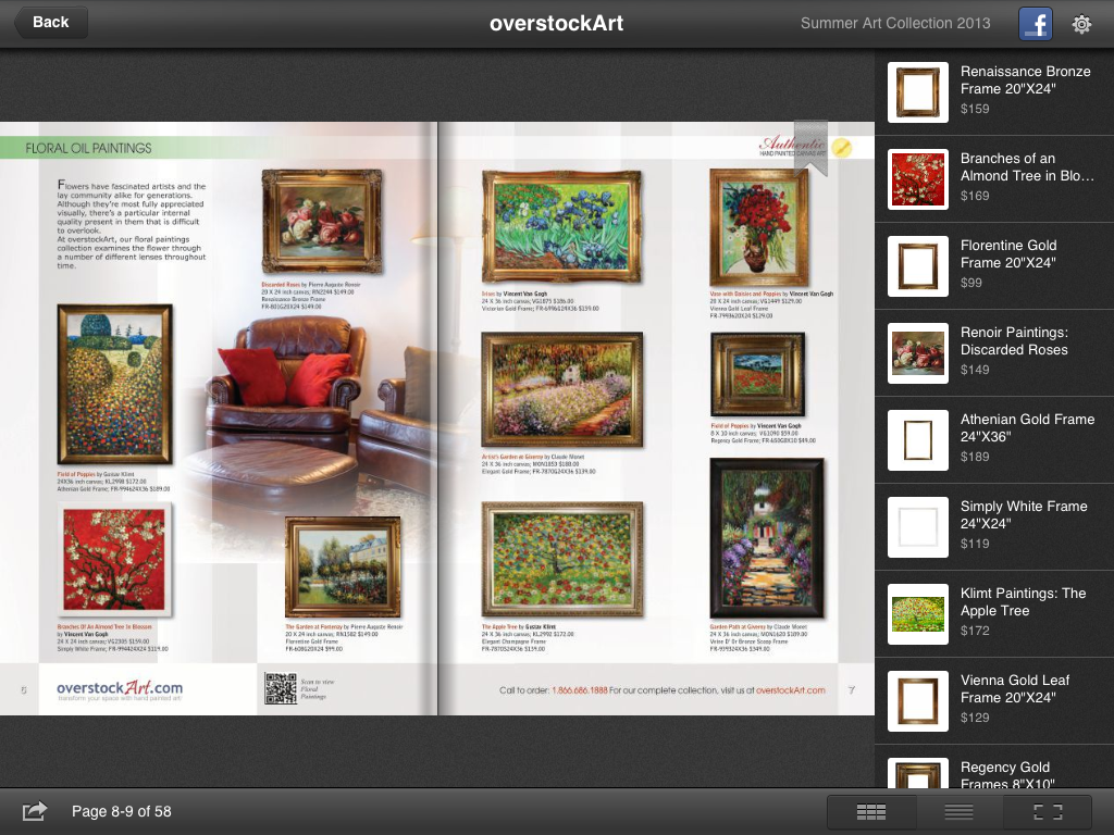 overstockArt.com 2013 Summer Art Catalog on the Catalogue by theFIND App