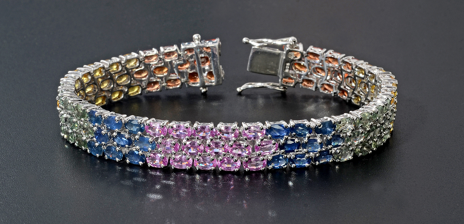 Multi-Sapphire Bracelet