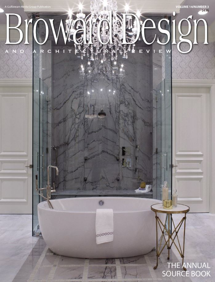 Marc-Michaels Interior Design featured on the cover of Broward Design