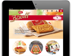 Biscoff Website Redesign Tablet