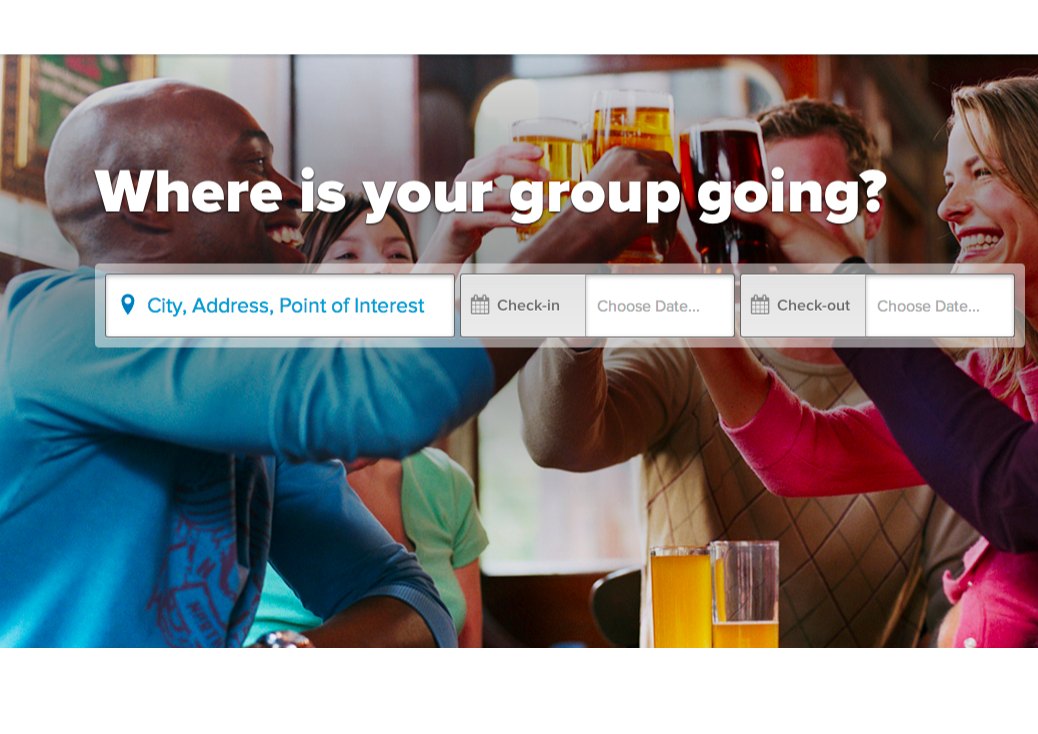 Groupize Home Page