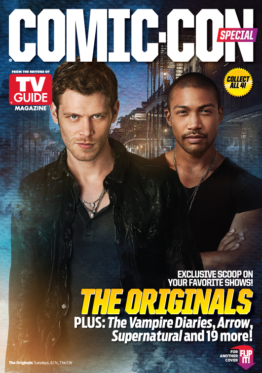 Joseph Morgan (left) and Charles Michael Davis star in THE ORIGINALS, a spinoff of THE VAMPIRE DIARIES. The series premieres Oct 15 and airs Tue at 8/7c on The CW.