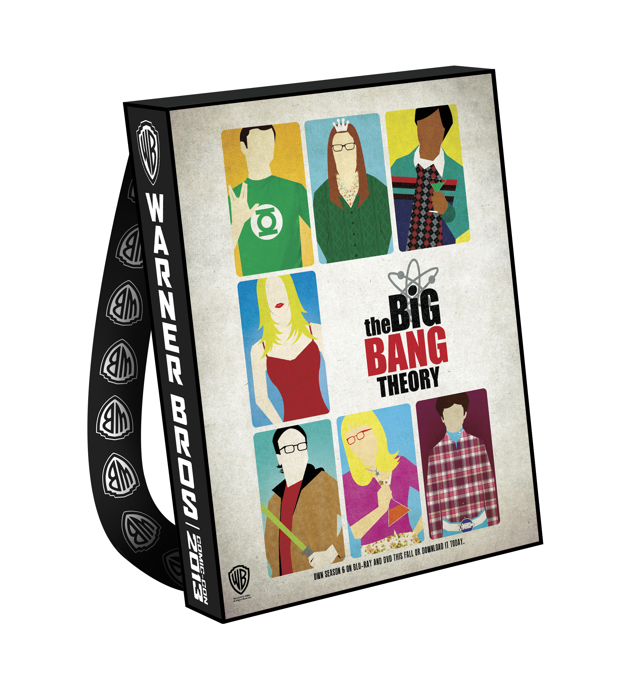 Warner Bros.' official Comic-Con 2013 bag for THE BIG BANG THEORY. Season 7 premieres Sept 26, airing Thu at 8/7c on CBS.