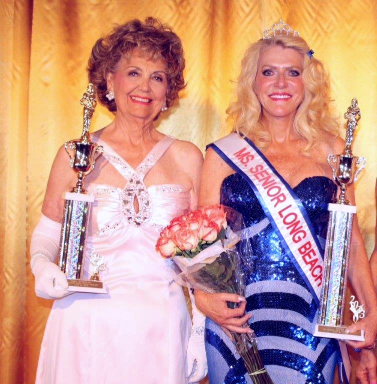 Esther Kenyon from Hawaiian Gardens took 1st runner up and Gayla Kalp-Jackson from Moorpark won the Ms. Senior Long Beach Pageant.  Both will go onto the Ms. Senior California Pageant August 31, 2013.