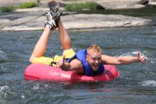 Tubing on the Shenandoah River with HF Adventure Center