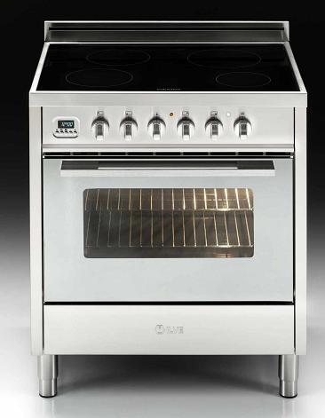 ILVE by EuroChef, 30" Induction Cooktop Electric Oven, UPSI76MPI