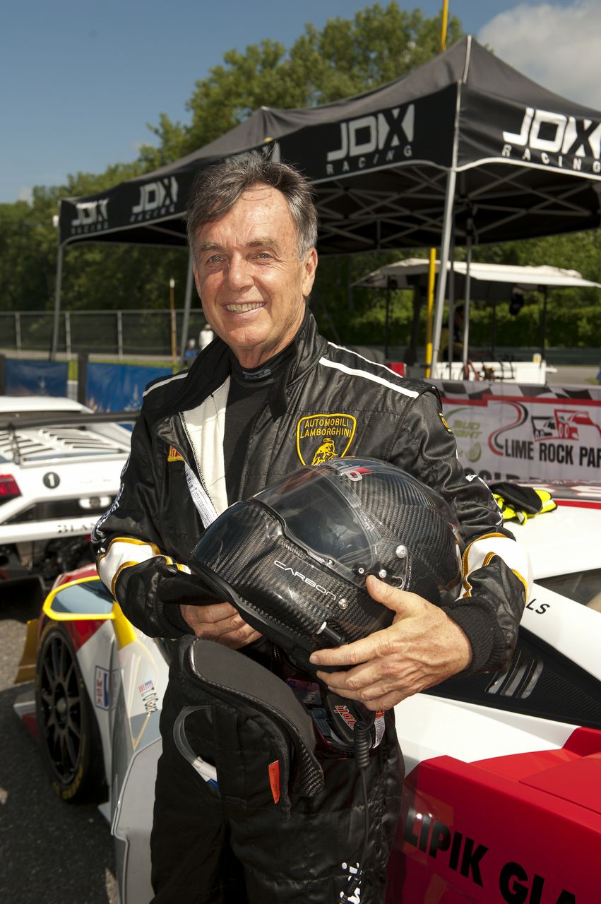 Lamborghini Beverly Hills Owner Tom O’Gara who co-drove the No. 69 Isoclima Lamborghini.