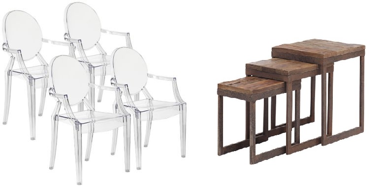 Stackable Chairs and Nesting Tables