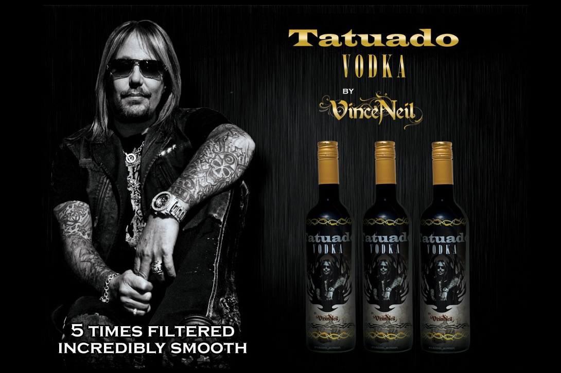 Vince Neil launches Tatuado Vokda