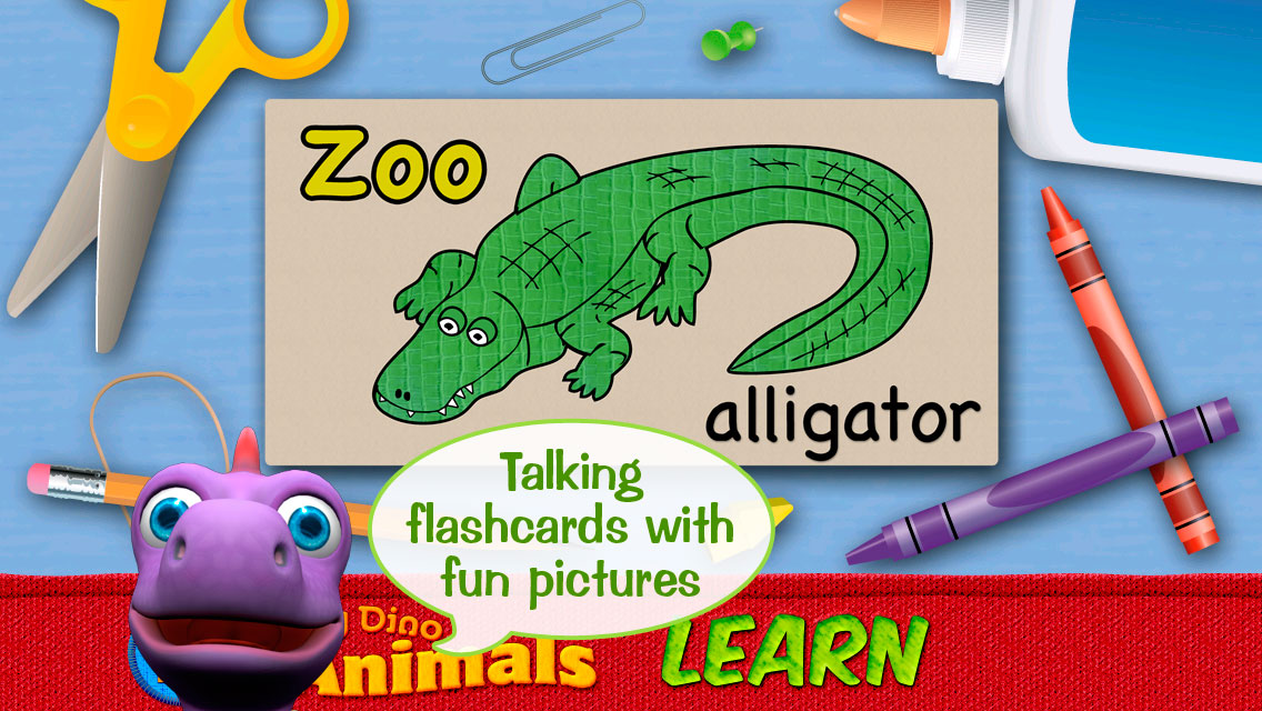 Learn with talking picture flashcards