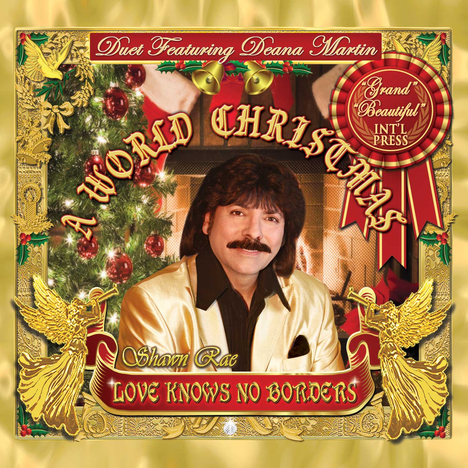 Shawn Rae Christmas CD Cover, A World Christmas
