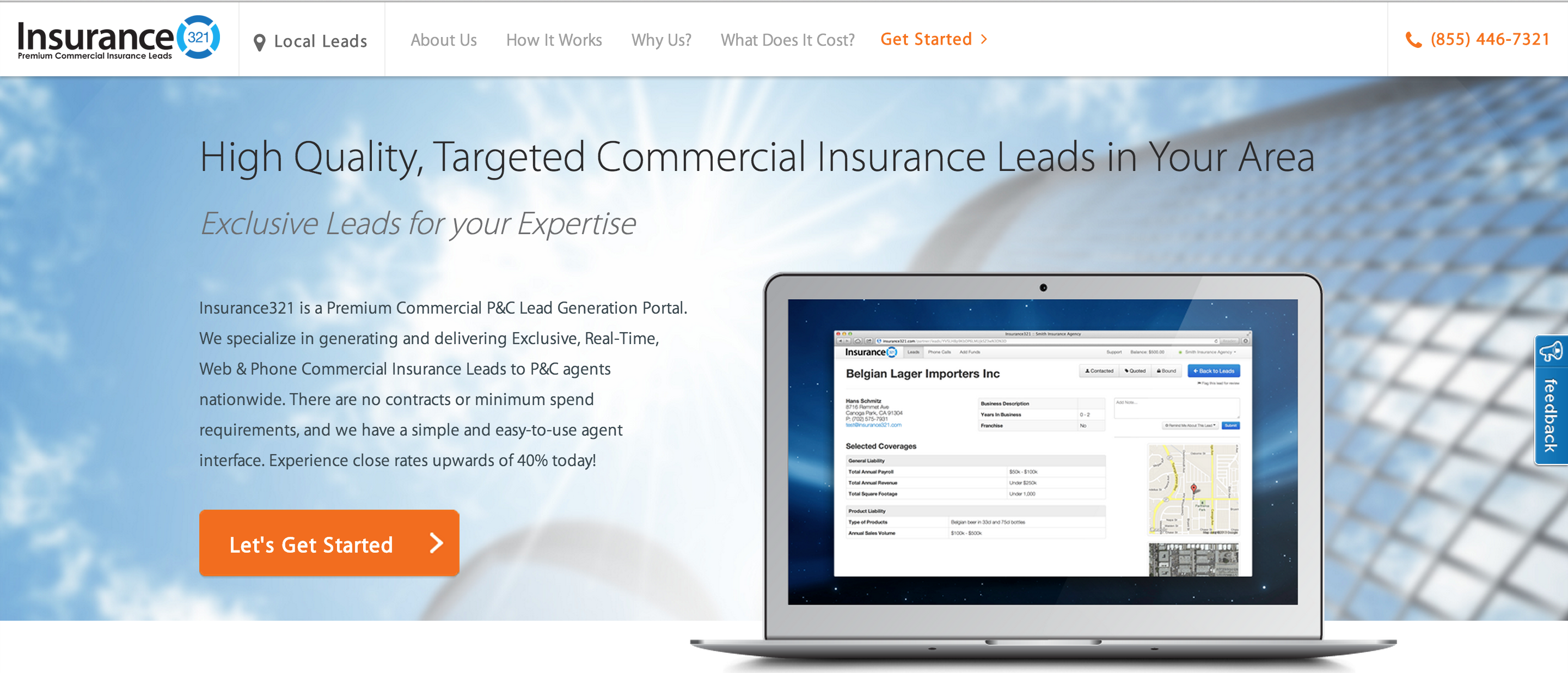 Insurance321 - New Commercial Agent Site