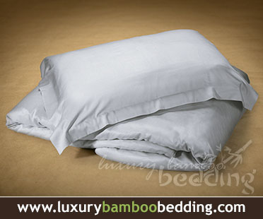 100% Bamboo Duvet Cover Set With Two Pillow Cases
