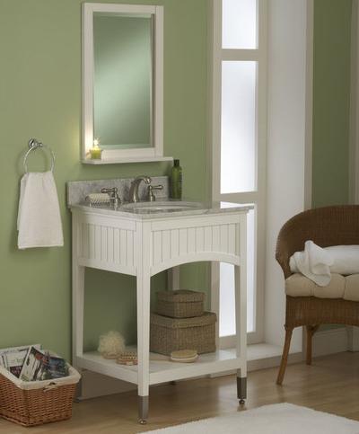 sagehill designs sa2421 24" Bathroom Vanity cabinet with open shelf from the seaside collection