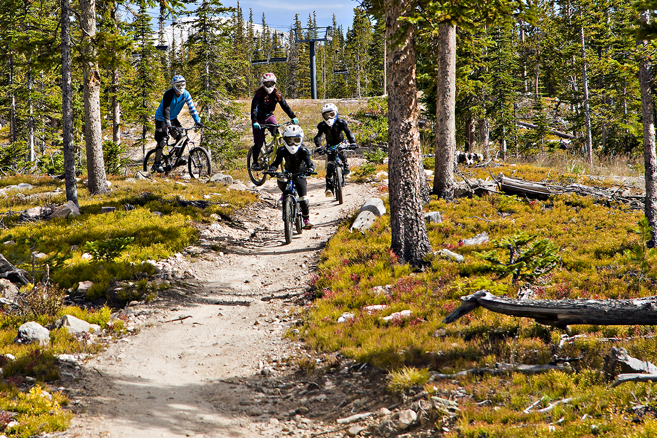 Downhill biking is something the whole family can enjoy in Winter Park.