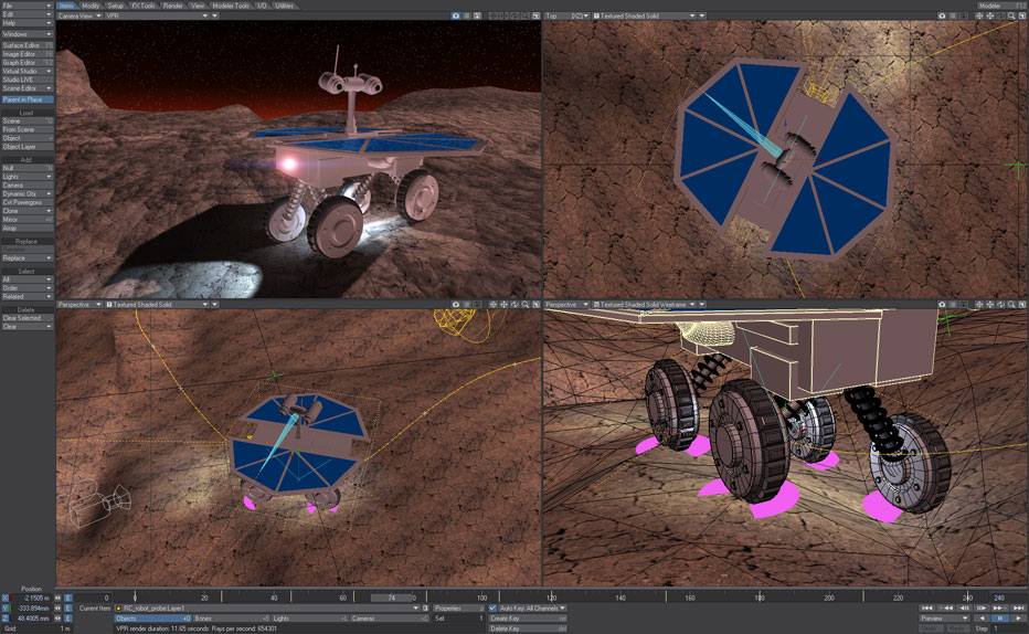 New Raycast Motion Tools in LightWave 11.6.