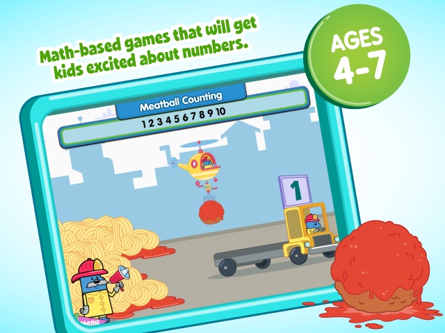 Play math-based games from Wubbzy's top-rated apps