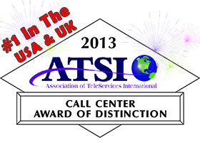 ATSI 2013 Call Center Award of Distinction