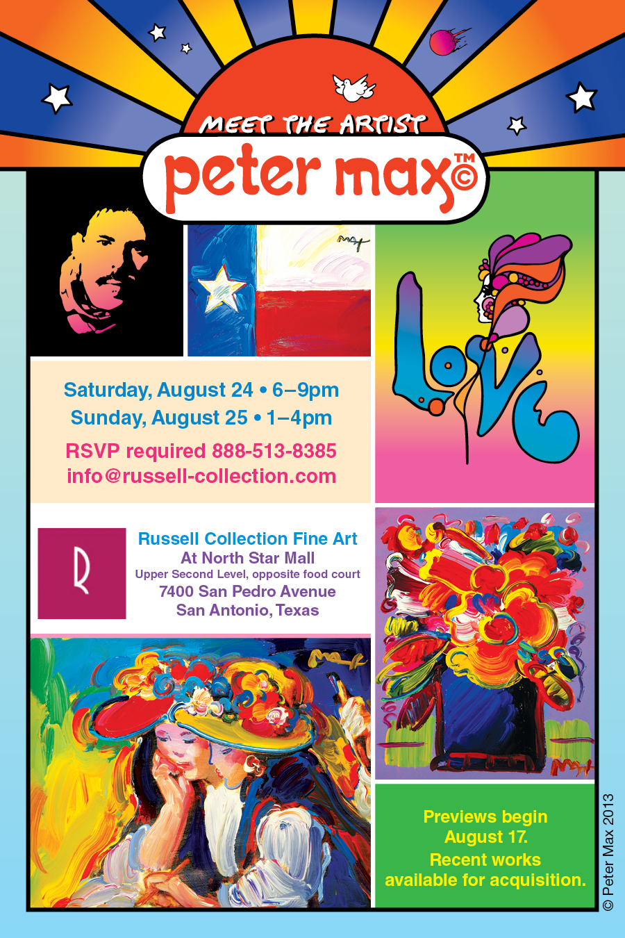 Peter Max in San Antonio