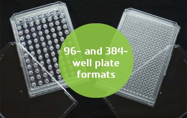 Perfecta3D Hanging Drop Plates are available in 384- and 96-well formats.