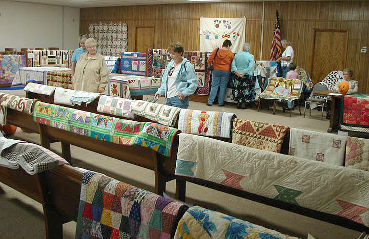 Quilt Court at Benton Arts and Heritage Days