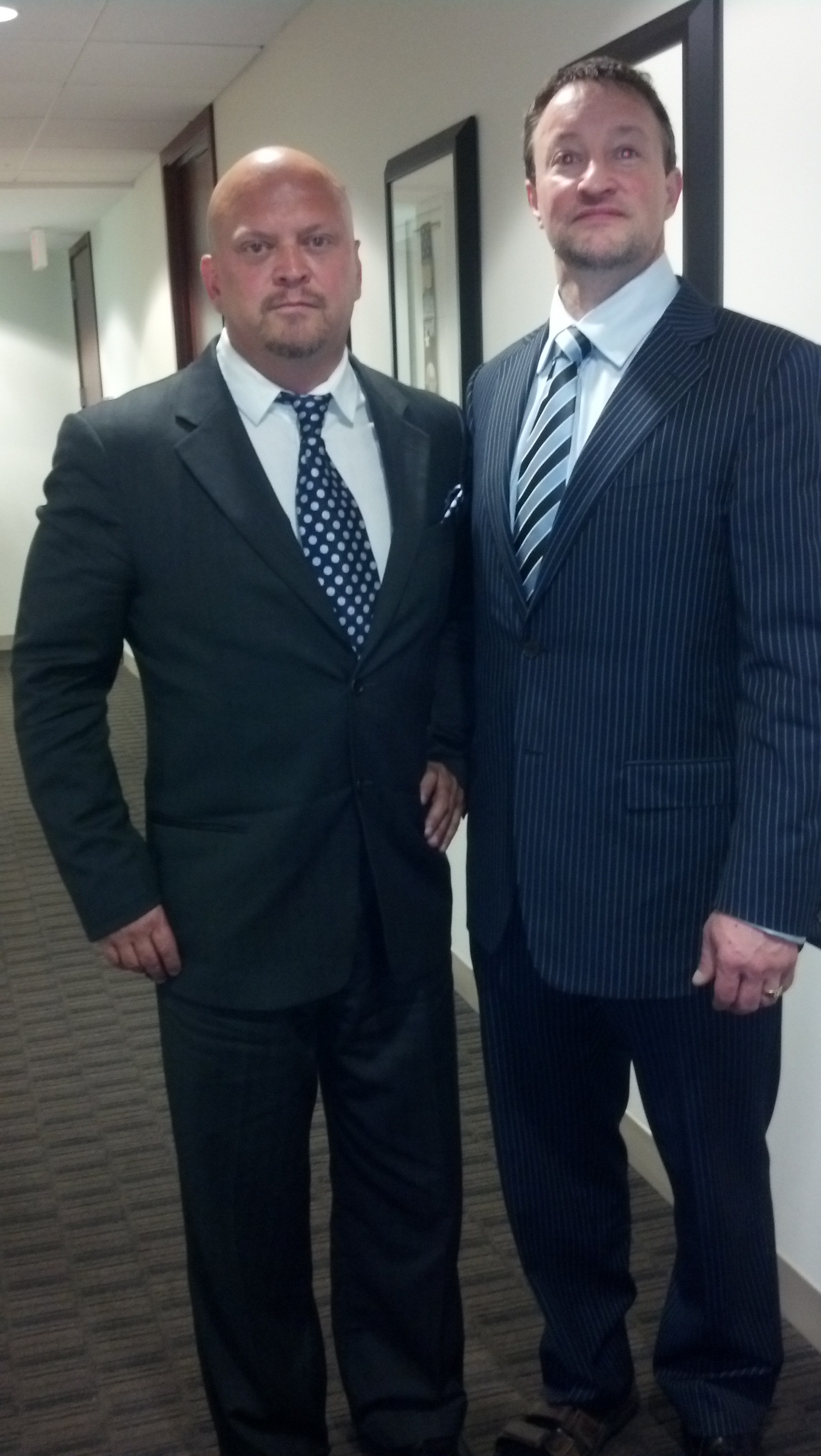 David Gergen with Dr. Rick Bonnato, President of Braebon Corporation