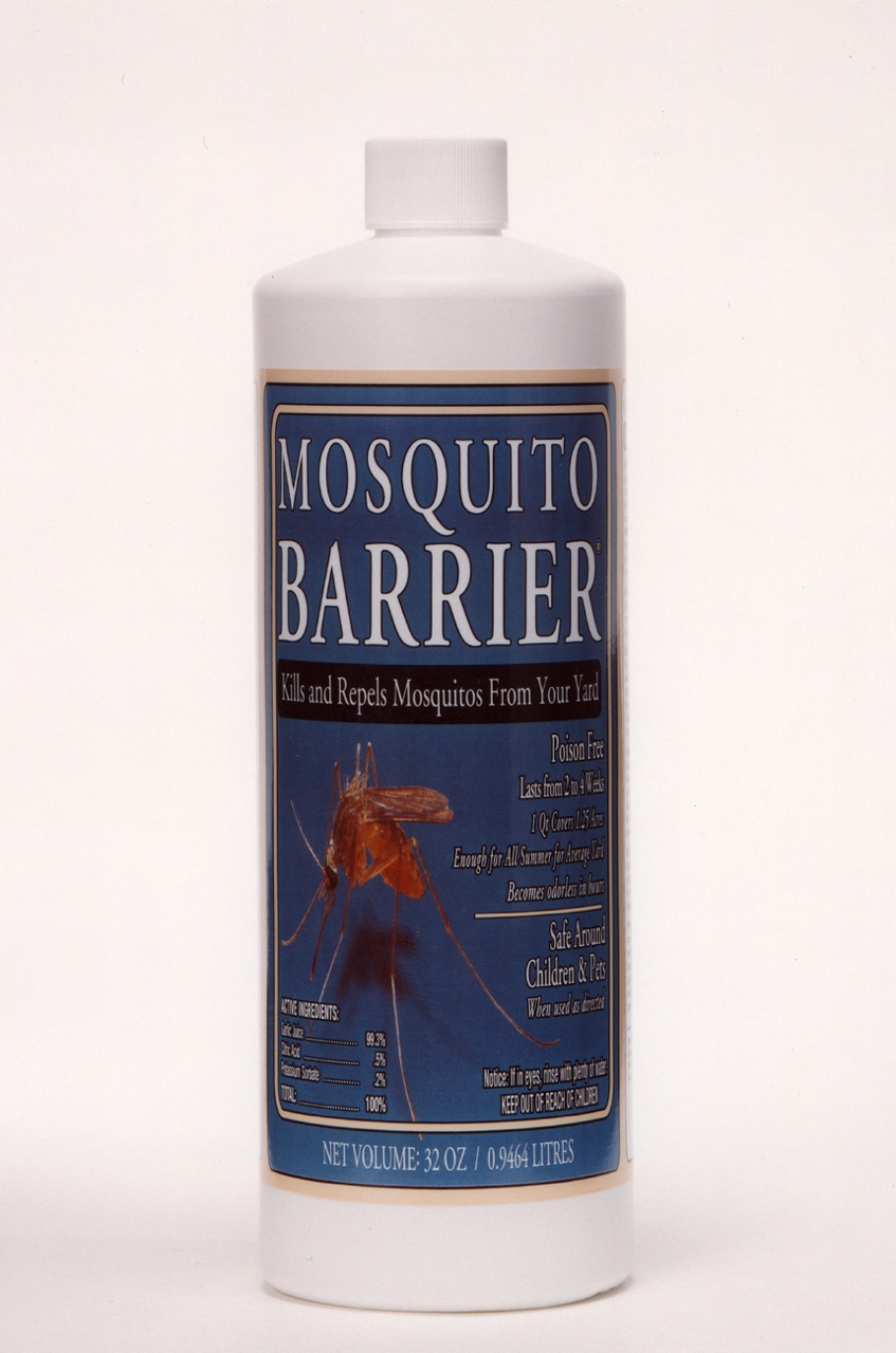 A single quart-sized bottle of Mosquito Barrier is enough to keep fleas and ticks out of most average yards for the entire summer
