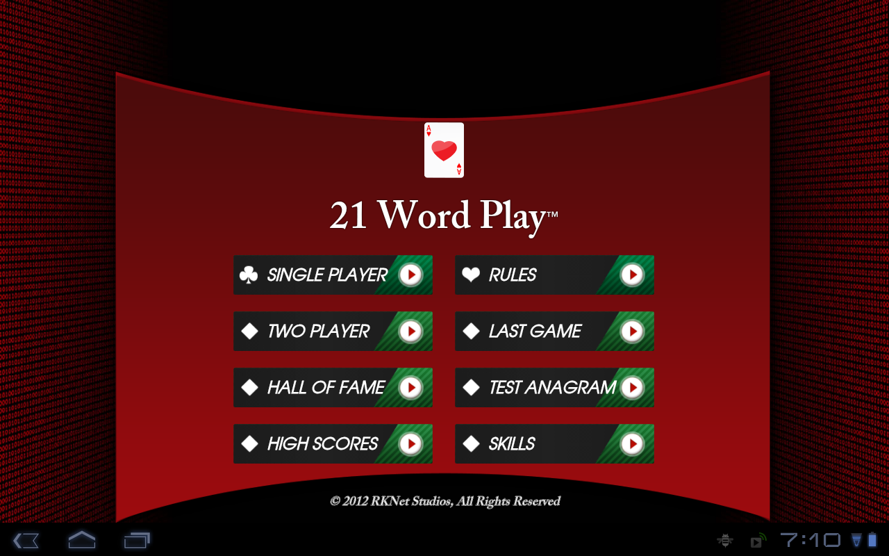 21 Word Play Home Page