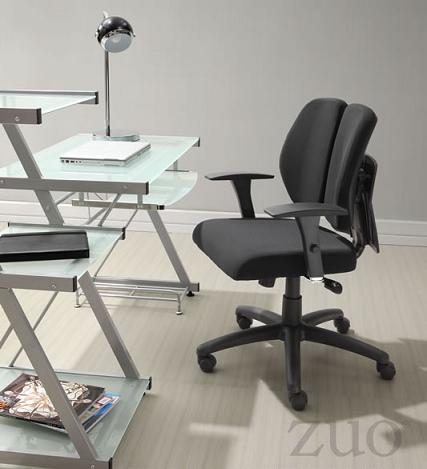 Aqua Office Chair Zuo Modern 205335