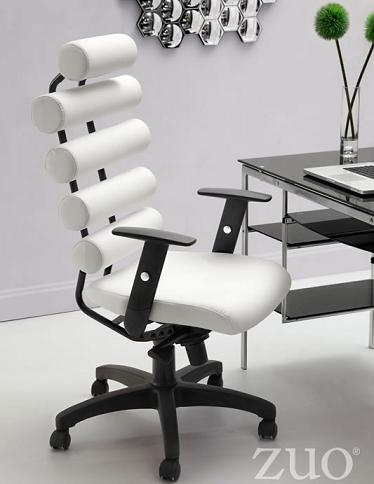 Zuo Modern Unico Office Chair White 205051