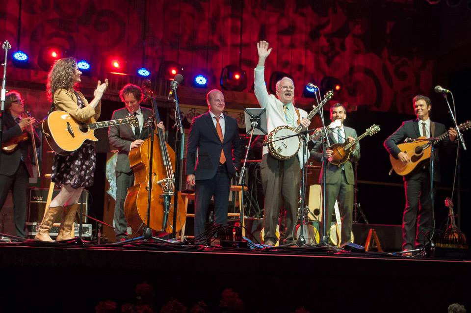 Steve Martin performs at the 2013 Telluride Bluegrass Festival