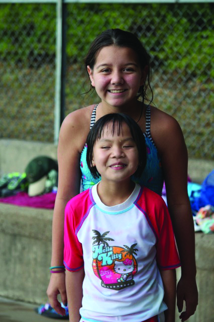 Volunteers help children who are blind or low-vision attending Heather's Camp participate in activities they otherwise might never have a chance to experience.
