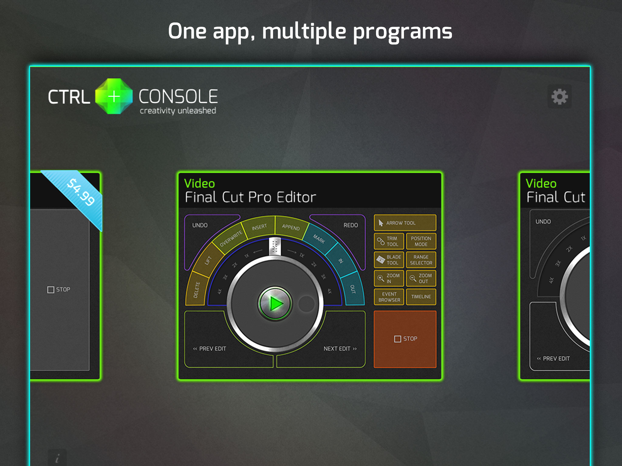 One app, multiple programs
