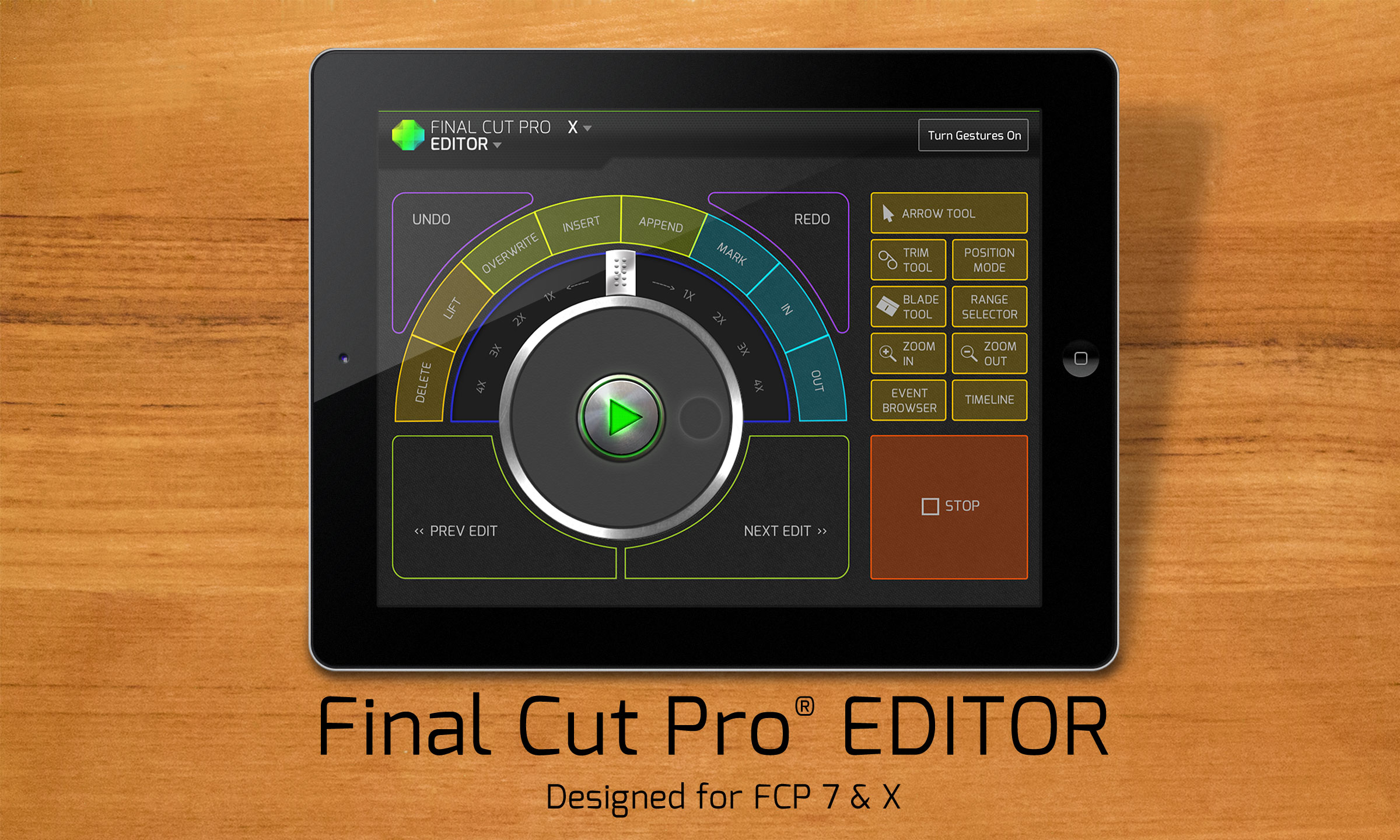 Console: Final Cut Pro EDITOR