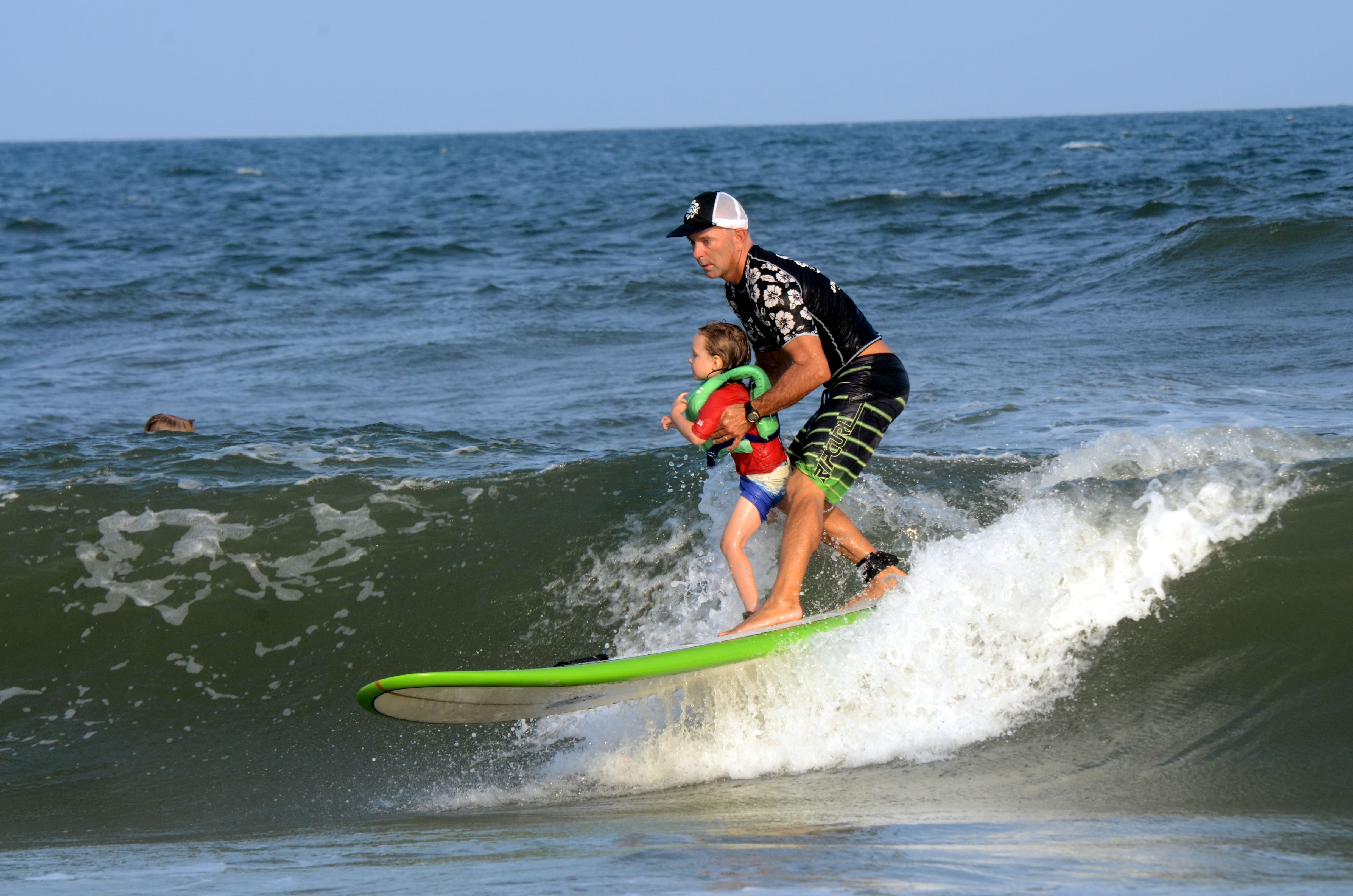 Jack Viorel, Indo Jax Surf Charities, Co-chair of the Wrightsville Beach Wahine Classic. Photo by Richard Perry