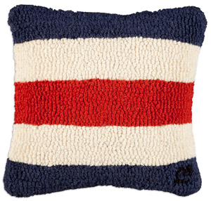 A new addition to the Coastal Collection are the Nautical Flags pillows like this one, "C is for Charlie."