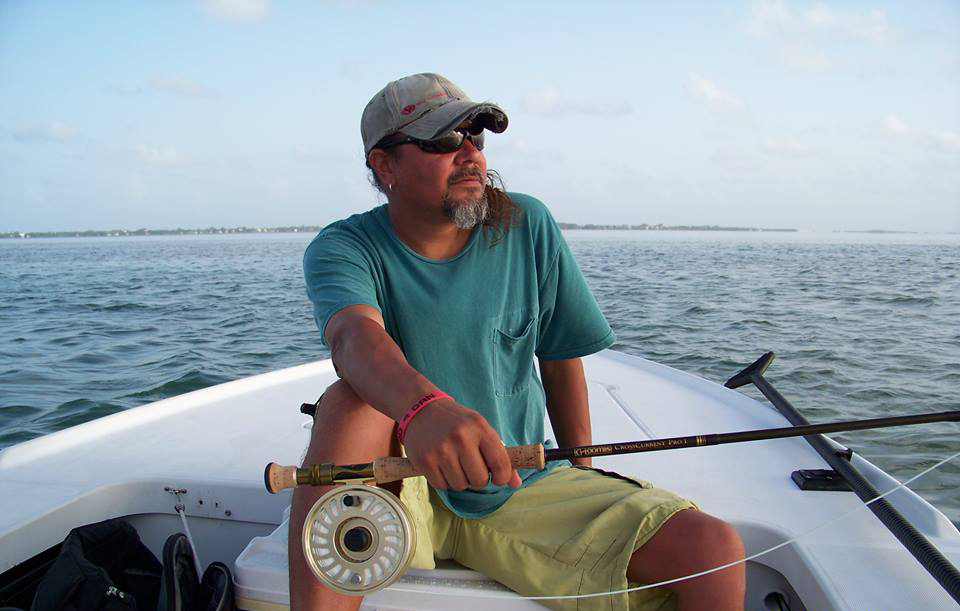 DryFlyOnline.com Managing Director and co-founder David Carr in the Florida Keys