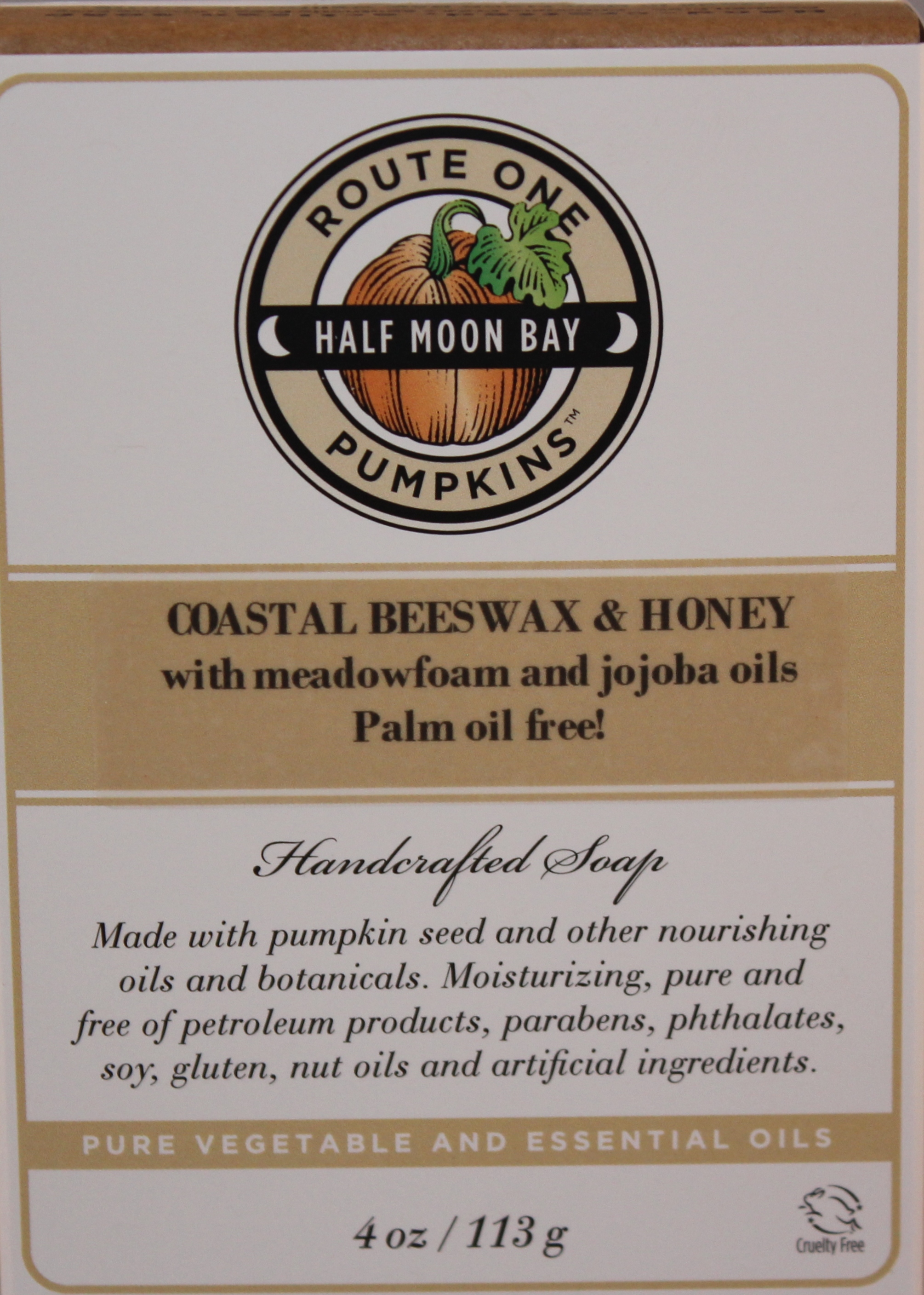 NEW Palm-free, local beeswax and honey soap