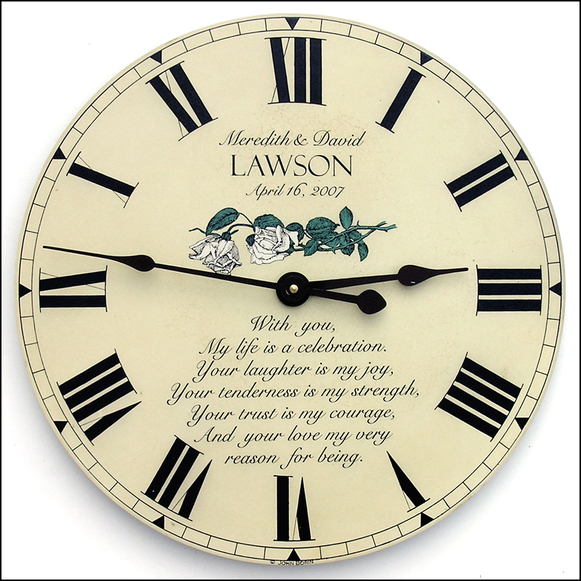 Their Vows on a Clock