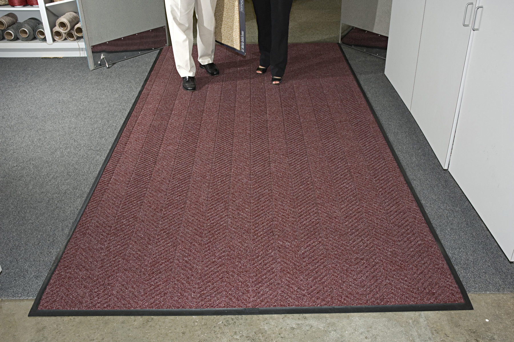 Waterhog Eco Elite Fashion Carpet Mats are designed for commercial entrances that require attractive but durable matting.