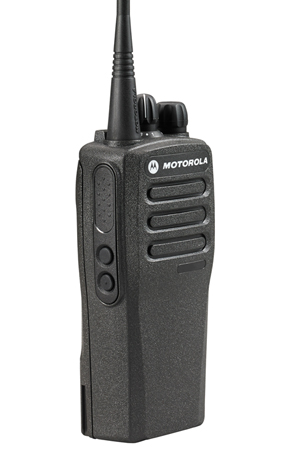 The new CP200d digital two-way radio from Motorola Solutions